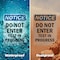 Signmission Do Not Enter Test In Progress OSHA Notice Sign, Plastic, 10in W x 14in L, 2PK OS-2PACK-NS-P-1014-V-11226 - alternate 7